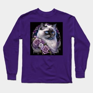 Sparkling Ragdoll Cat Long Sleeve T-Shirt